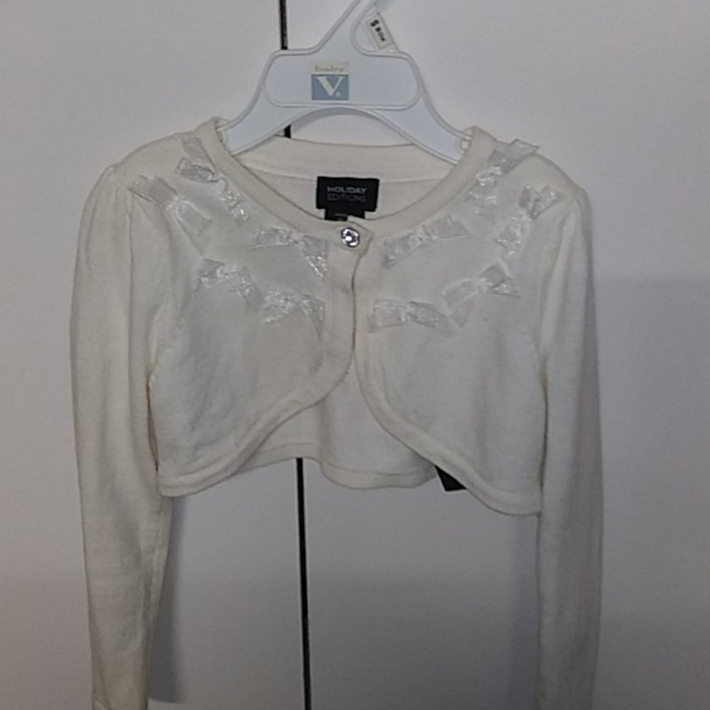 Ivory Cropped Cardigan